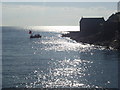 Sunset over Porthleven Harbour