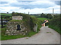 The entrance to Wayland Farm