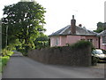 Pink house by the road to Ralegh