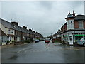 Looking from Trafalgar Road into Swindon Road