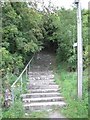 Public footpath off Baden Hill Road, Tytherington