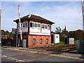 Parbold signal box and level crossing