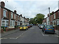 Looking northwards up Burton Road