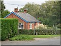 Footpath beside bungalow in Leiston