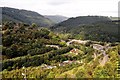 View from Brynithel looking down on Aberbeeg