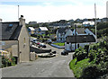 View down to village from near the Bull Bay Hotel, Porthllechog/Bull Bay