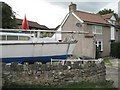 Boat and house, Knapp Road, Thornbury