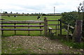 Stile at the corner of Saundby Park