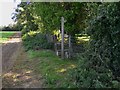 Footpath stile at Ashley Manor Farm