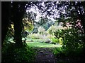 Path through garden at Ashley Manor Farm