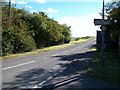 View southwards along the B4417 at Rhoshirwaun