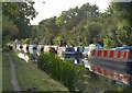 Narrowboats near Iver Golf Course