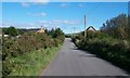 Approaching the crossroads at the eastern end of Rhydlios