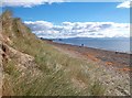 View eastwards along the beach