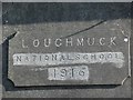 B9200 : Plaque, Lough Muck National School by Kenneth  Allen