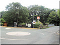 Roundabout by Chirk station