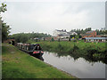 Canal boat at Queen