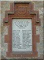 War memorial on Westchurch, Maybole