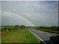 SN1109 : Rainbow over the A478 by Stephen Insell