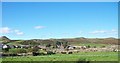 View up the hill slope towards Mynydd Rhiw mountain