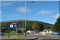 The A82 running through Tyndrum