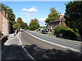 A275 north through Offham