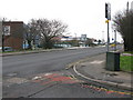 Junction of Princess Margaret Avenue onto the B2050 Manston Road