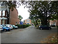 Looking from The Avenue towards the Spiritualist Church in Cavendish Grove