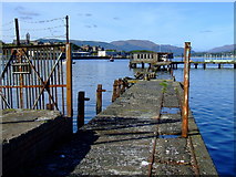 NS2477 : Remains of the Admiralty Jetty by Thomas Nugent