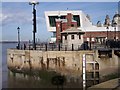 SJ3389 : Lock entrance to Canning Dock by Raymond Knapman