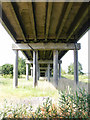 TM4599 : The underside of Haddiscoe Bridge by Glen Denny