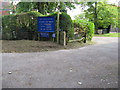 Noticeboard for St Mary the Virgin  church