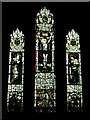 NY9166 : St. Michael's Church, Warden - stained glass window, chancel by Mike Quinn