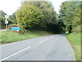 Usk Road approaches Coldharbour from the south