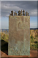 A memorial to the Eyemouth fishing disaster at Cove