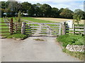 Usk Castle Chase Meadow gate