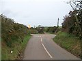 Rural crossroads near Bryn Llywelyn