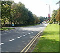 Monmouth Road heads into Usk