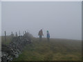 SD7382 : Walkers approaching the Summit of Whernside by John Lucas