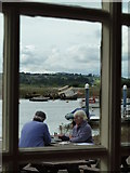 SX9687 : River Exe from within the Lighter Inn by Chris Allen