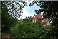 House overlooking the footpath south of Pitch Hill