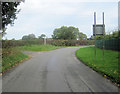 Road junction near Argoed