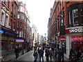 TQ2980 : View down Rupert Street from Brewer Street by Robert Lamb