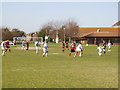 TQ5901 : Football match at South Downs College, Eastbourne by nick macneill