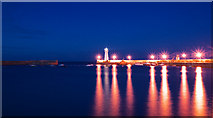 J5980 : Donaghadee harbour at night by Rossographer