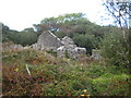 Remains of china clay works at Baker