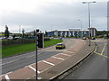 The west end of the bridge over Cardiff Bay