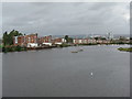 The River Taff as it enters Cardiff Bay