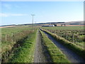 Minor road, Brownhill, heading north east