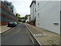 Looking from Tower Street into Tower Road